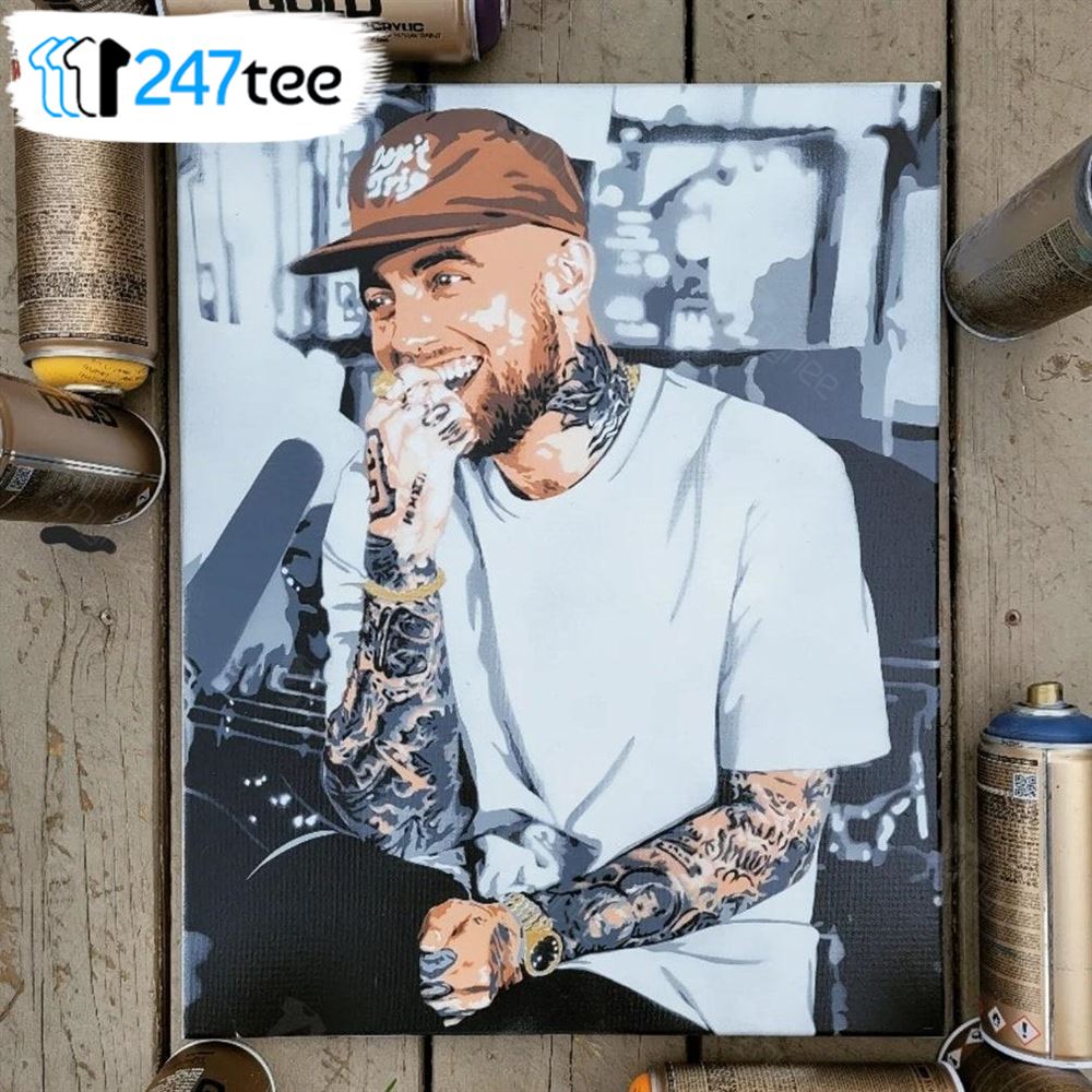 Mac Miller Poster Color Spray Paint